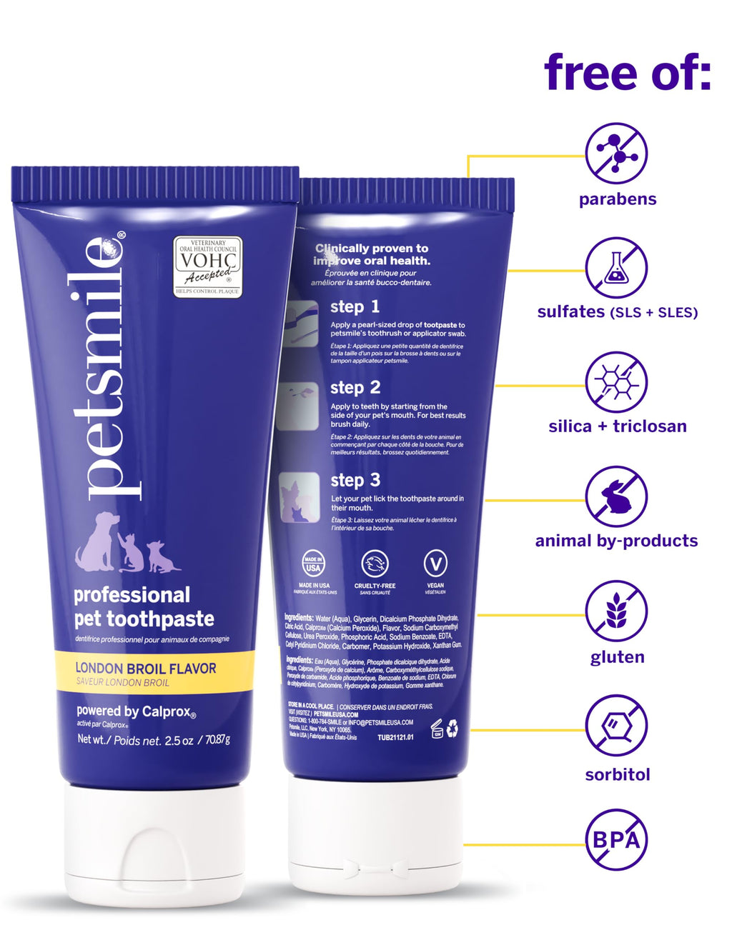 Pet Toothpaste and Brush Kit 2.5 Oz V2176