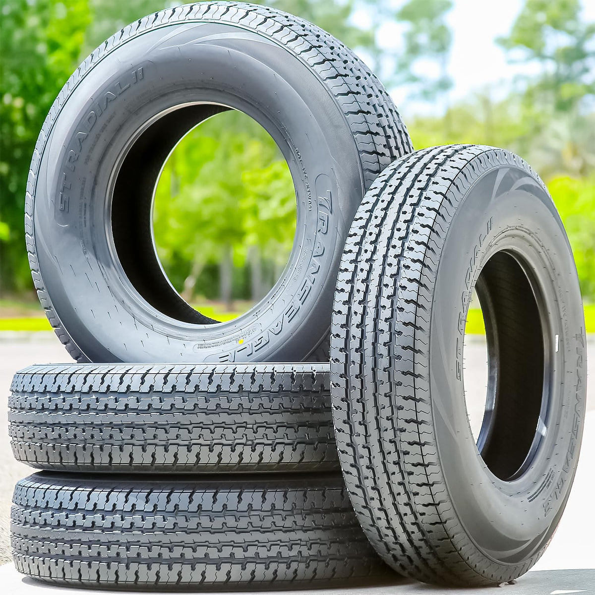 4 x ST205/75R15 All Season 10 Ply Tires M4504