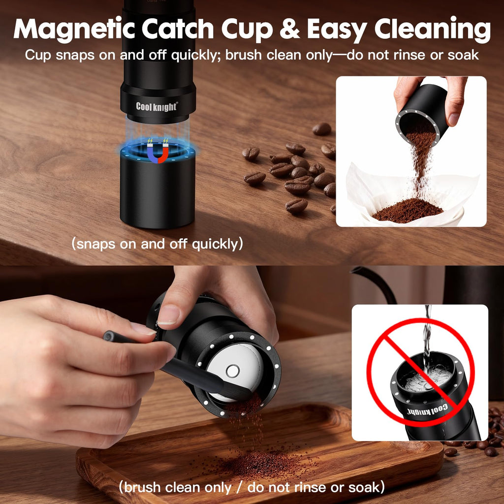 Manual Coffee Grinder 25g Capacity Aluminum Body Z5484