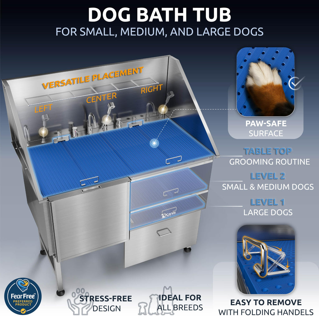 304 Stainless Steel Pet Wash Sink G12691
