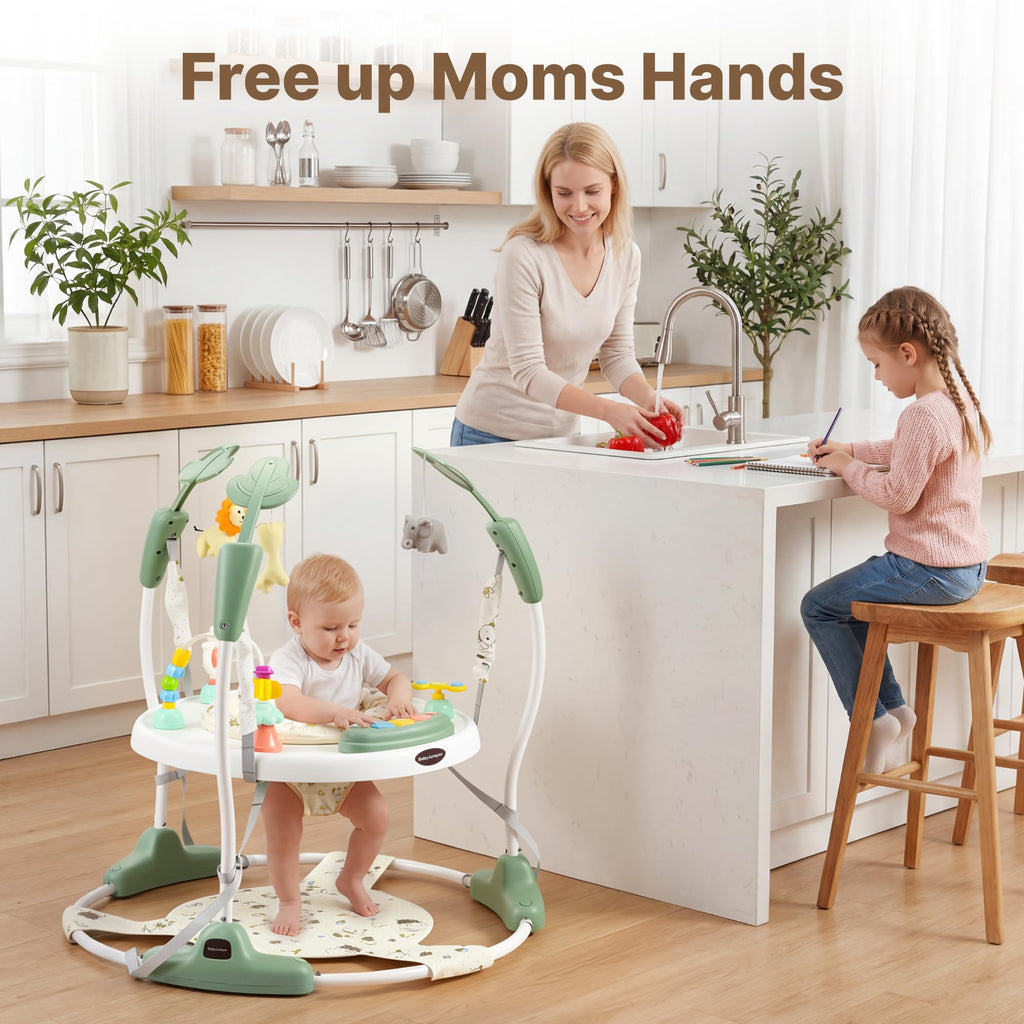 Green 3-in-1 Baby Jumper Activity Center H5186