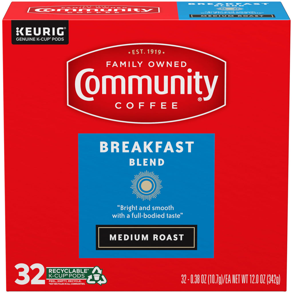 Medium Roast Single Serve Coffee Pods 32 ct V1986