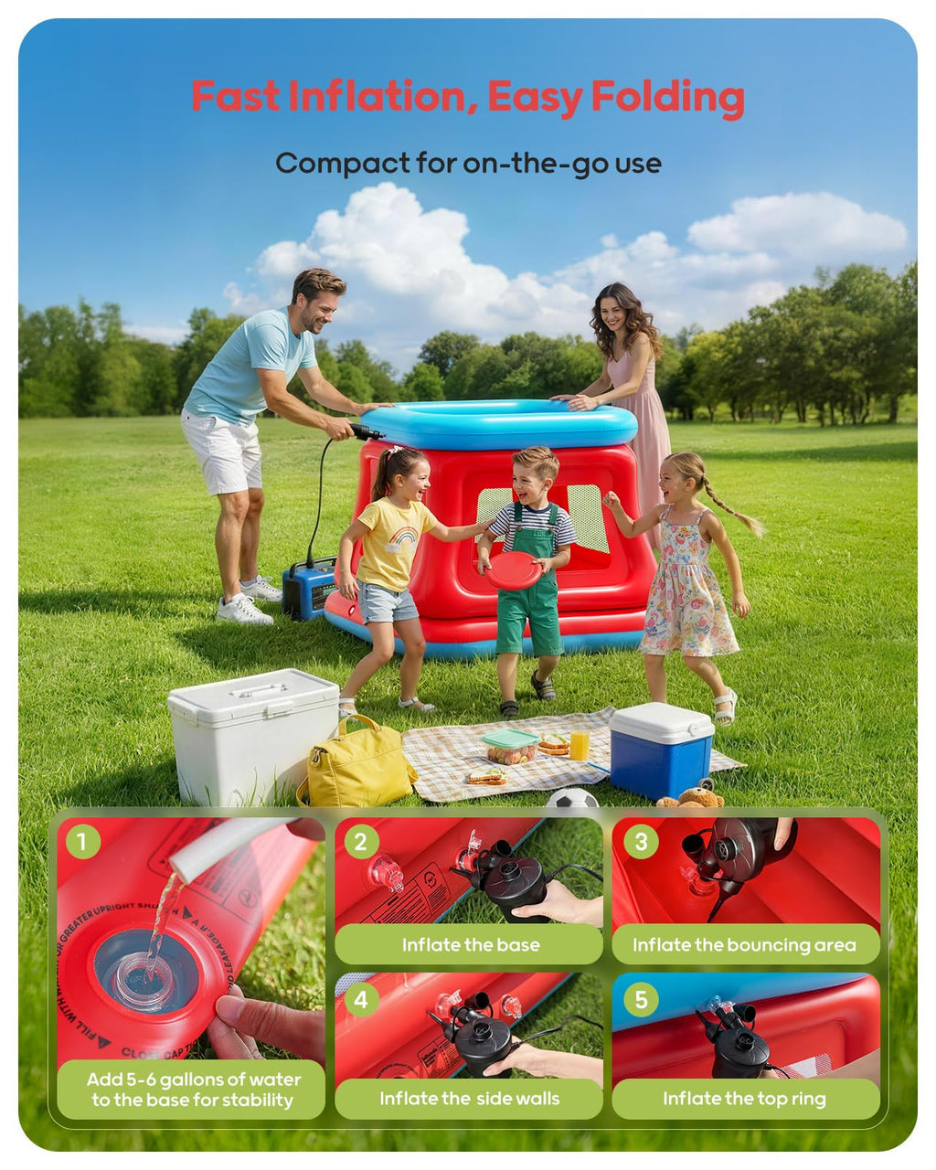 Inflatable Bounce House L6740