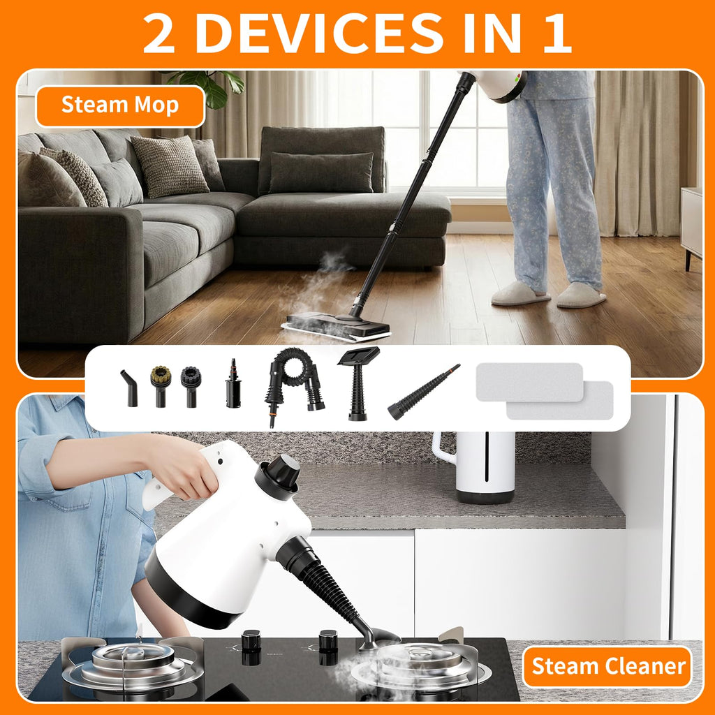 16-in-1 Lightweight Detachable Steam Mop G129208