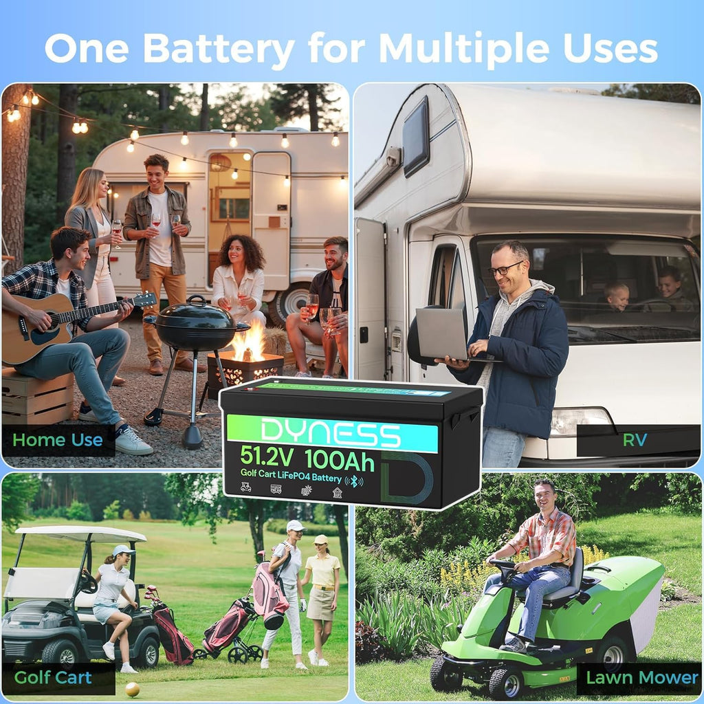 48V 100Ah Lithium Golf Cart Battery with Charger L536
