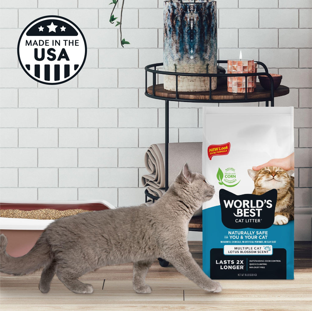 Scented Odor Control Cat Litter 32 lb Bag D37942