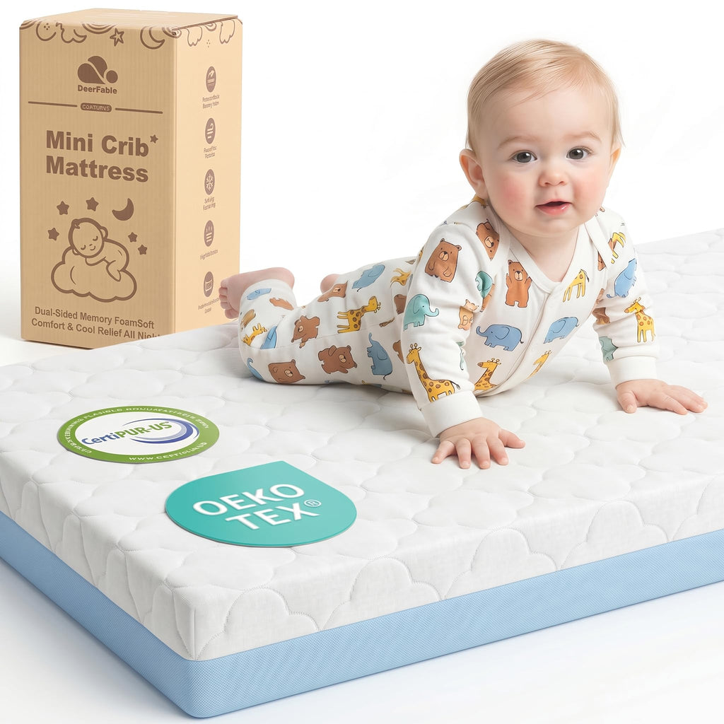 Dual Sided Memory Foam Pack and Play Mattress J633