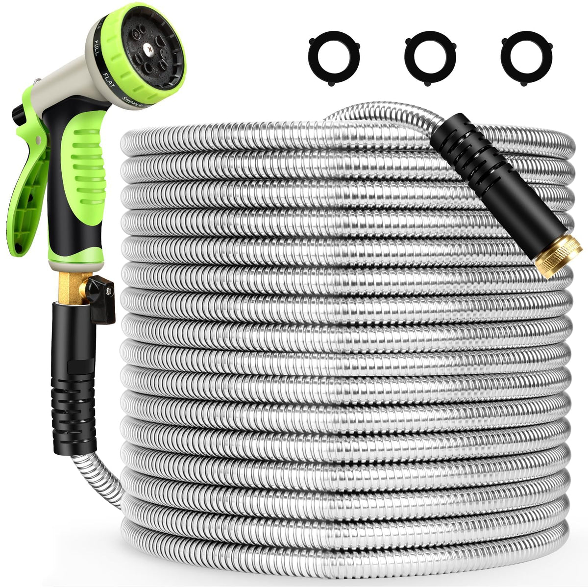 100 ft Stainless Steel Heavy Duty Garden Hose N848