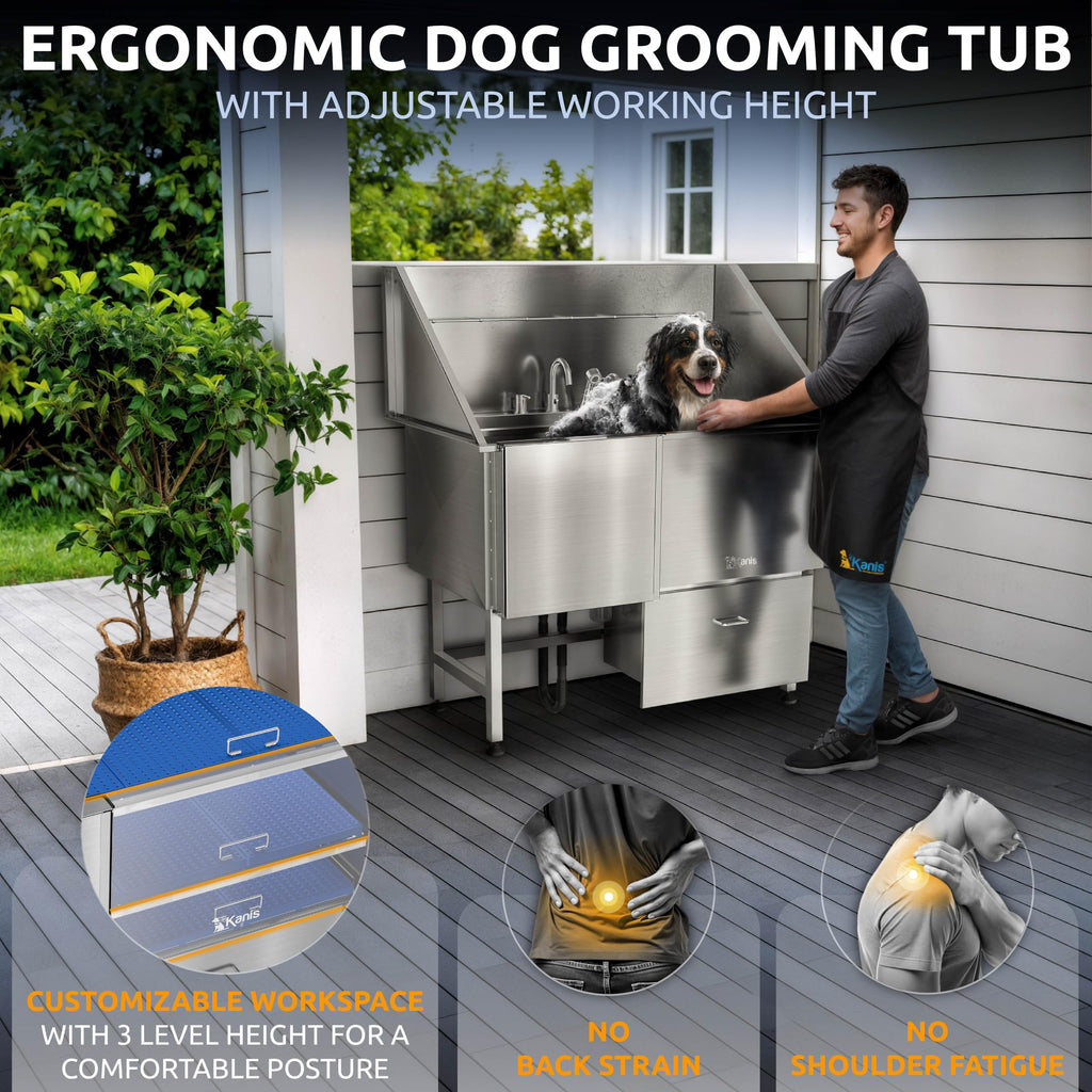 304 Stainless Steel Pet Wash Sink G12691