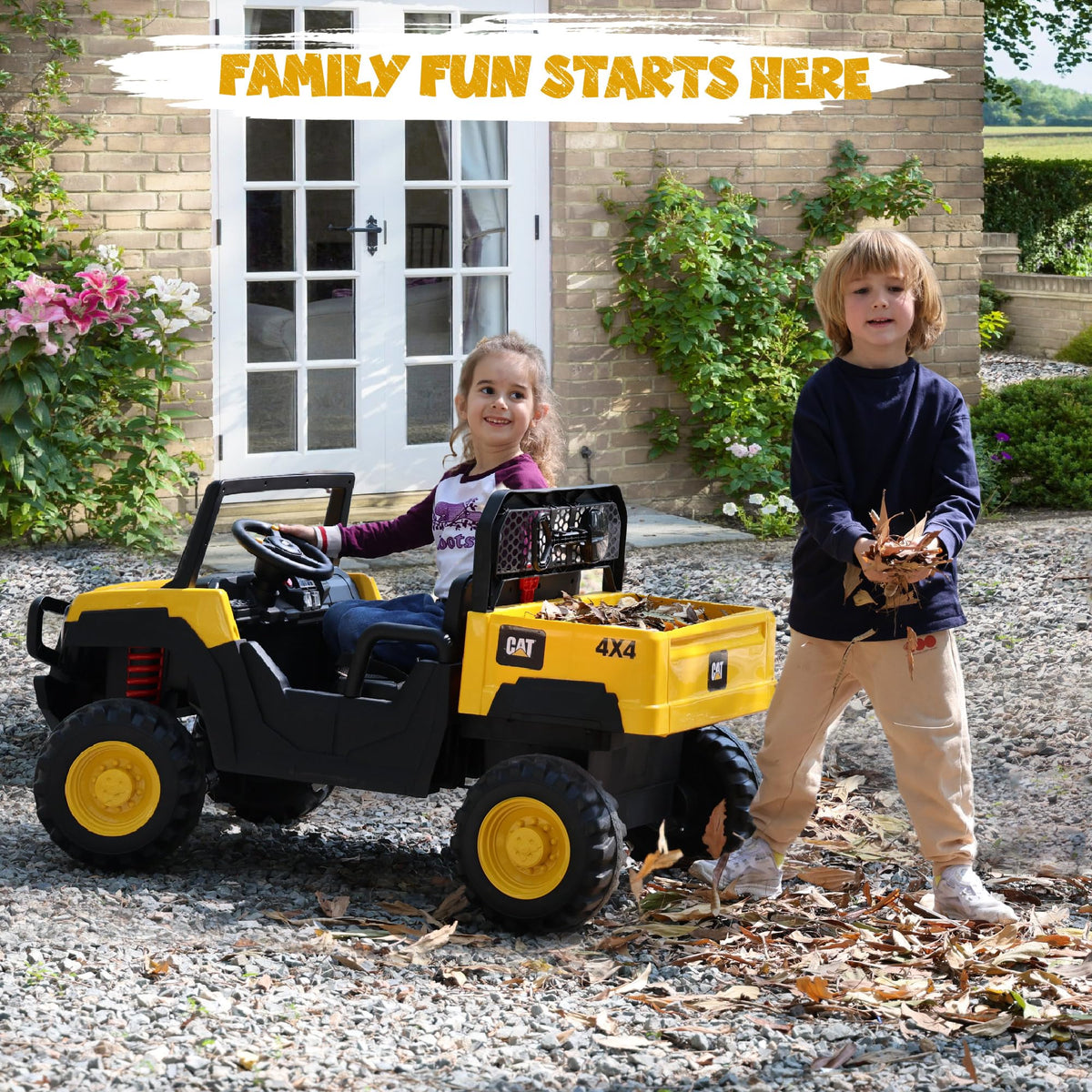 24V Ride On Toy with Dump Bed and Shovel Z88865