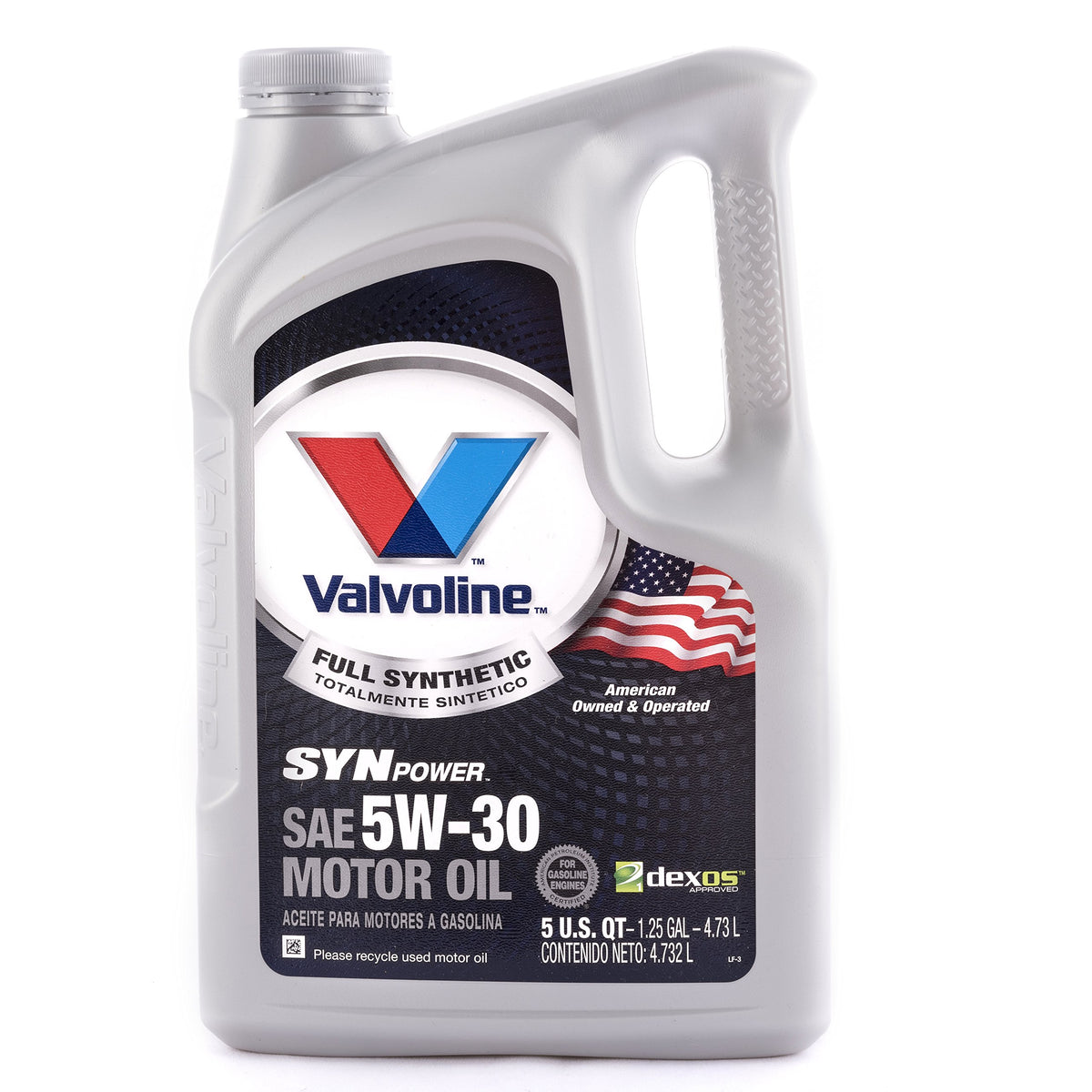 5W-30 Full Synthetic Motor Oil 5qt Case of 3 E61006
