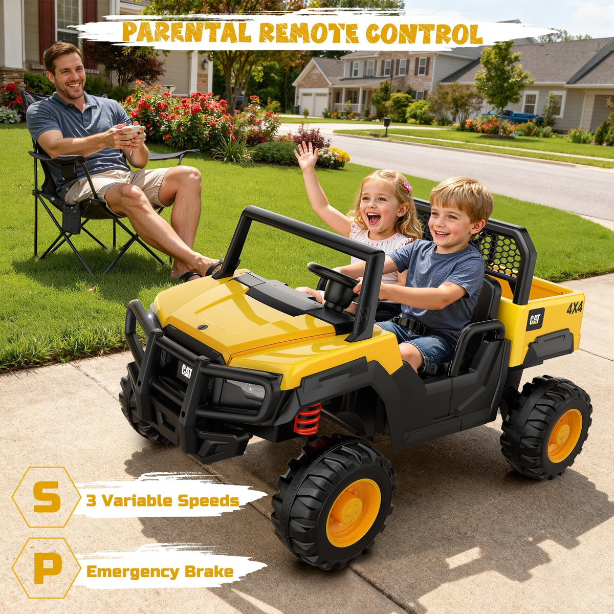 24V Ride On Toy with Dump Bed and Shovel Z88865