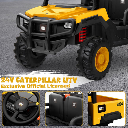 24V Ride On Toy with Dump Bed and Shovel Z88865