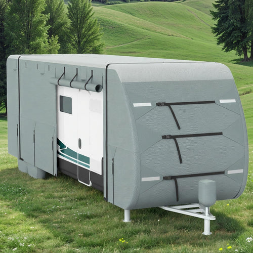 24-27ft 5 Layers Waterproof RV Cover with Tire Covers V77430
