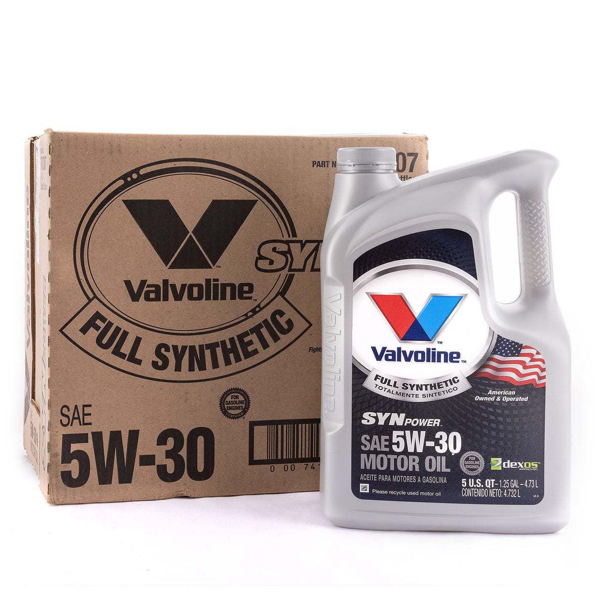 5W-30 Full Synthetic Motor Oil 5qt Case of 3 E61006